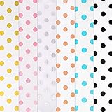 MR FIVE 120 Sheets Polka Dot Tissue Paper Bulk,20" x 28",Tissue Paper for Packaging,Gift Wrapping Tissue Paper for Gift Bags,