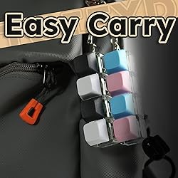 2 PCS Silent & Clicky Keyboard Fidget, Fidget