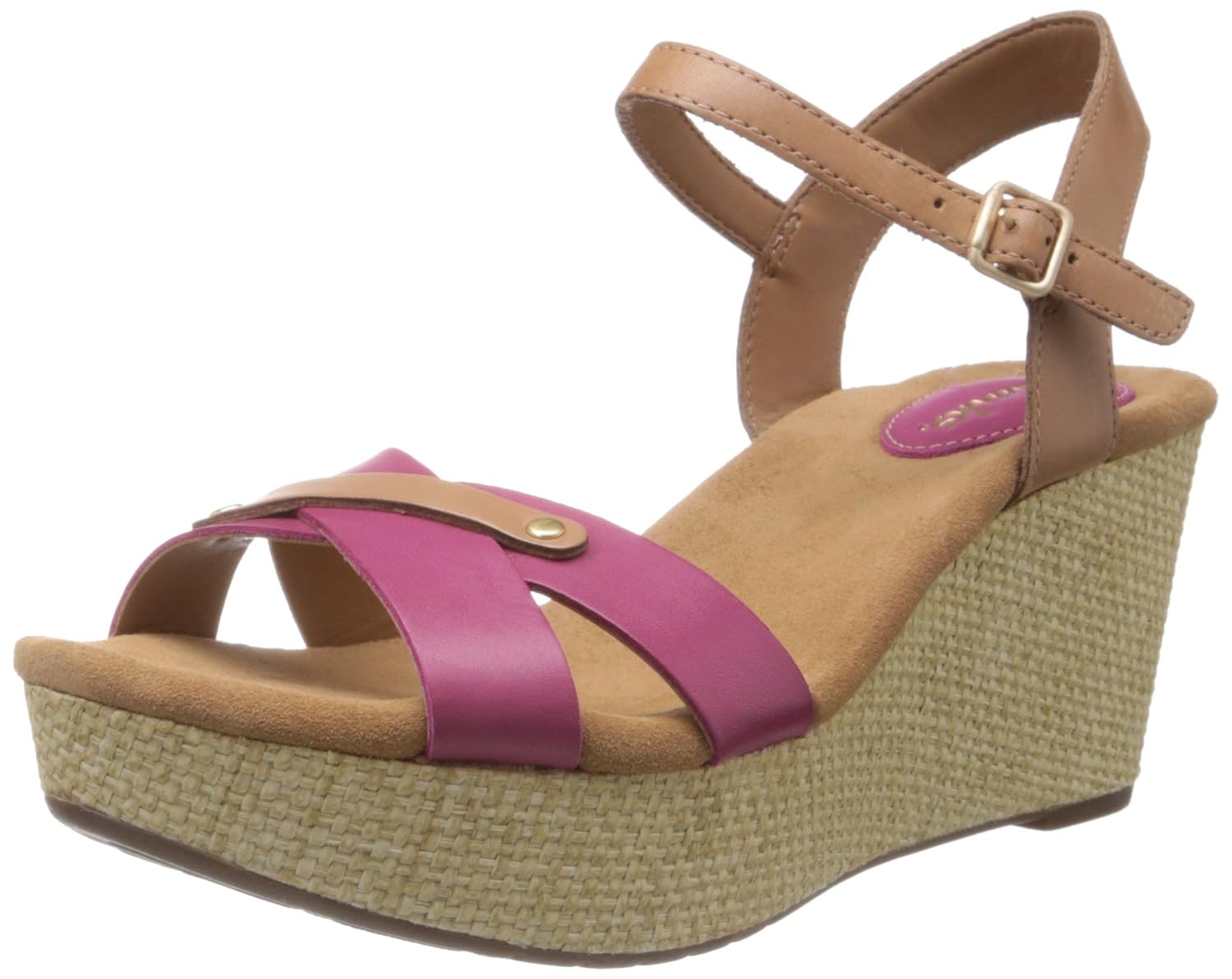 clarks fuschia sandals