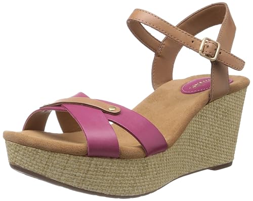 clarks fuschia sandals