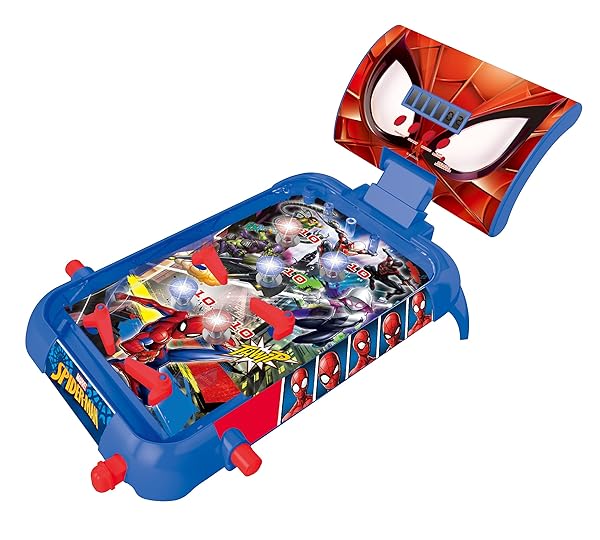 LEXIBOOK MARVEL SPIDER-MAN, TABLE ELECTRONIC PINBALL, ACTION AND...