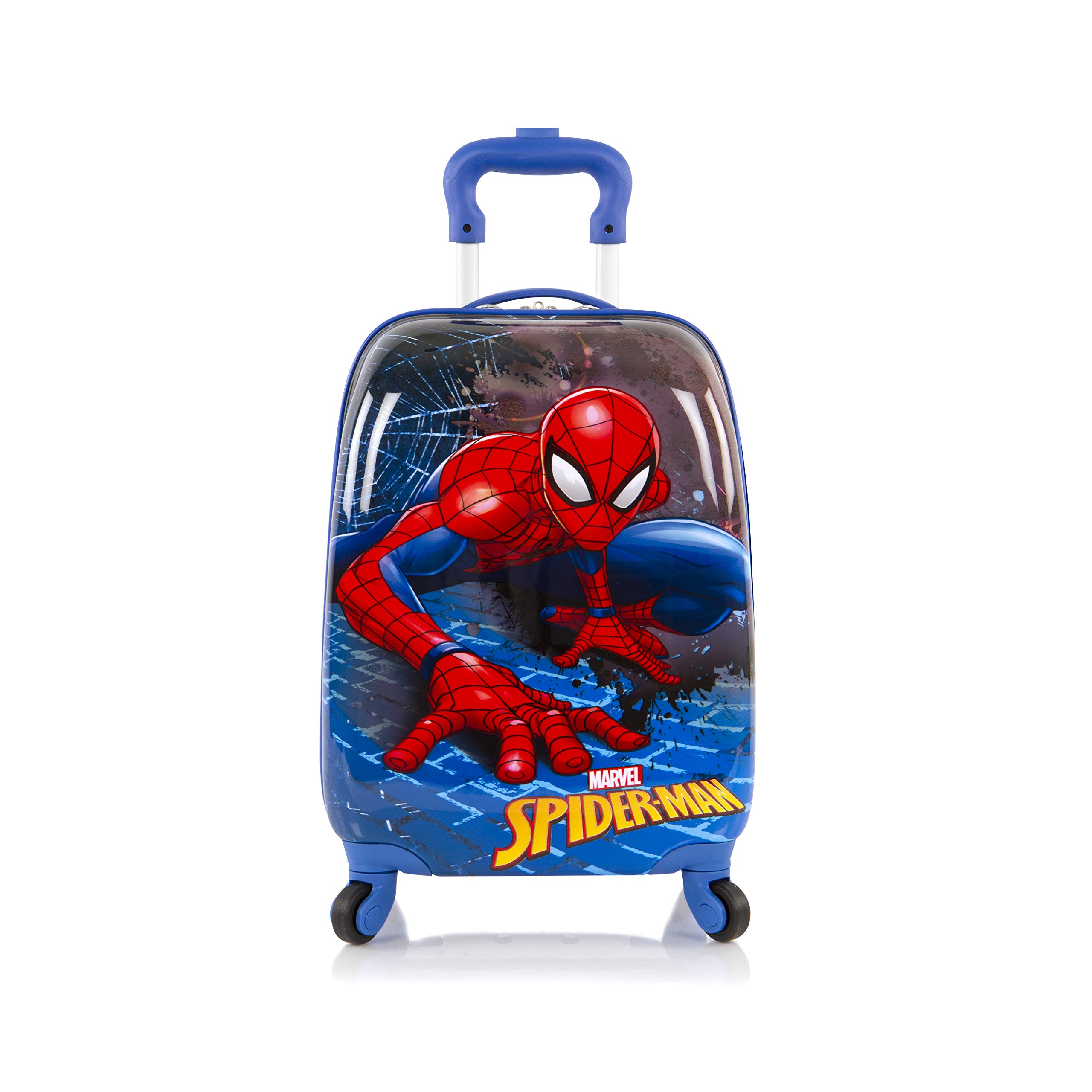 Marvel 18 Inches Suitcase For Kids - Hard Sided Tween Spinner Travel Trolley Kids Suitcase For Boys With Wheels