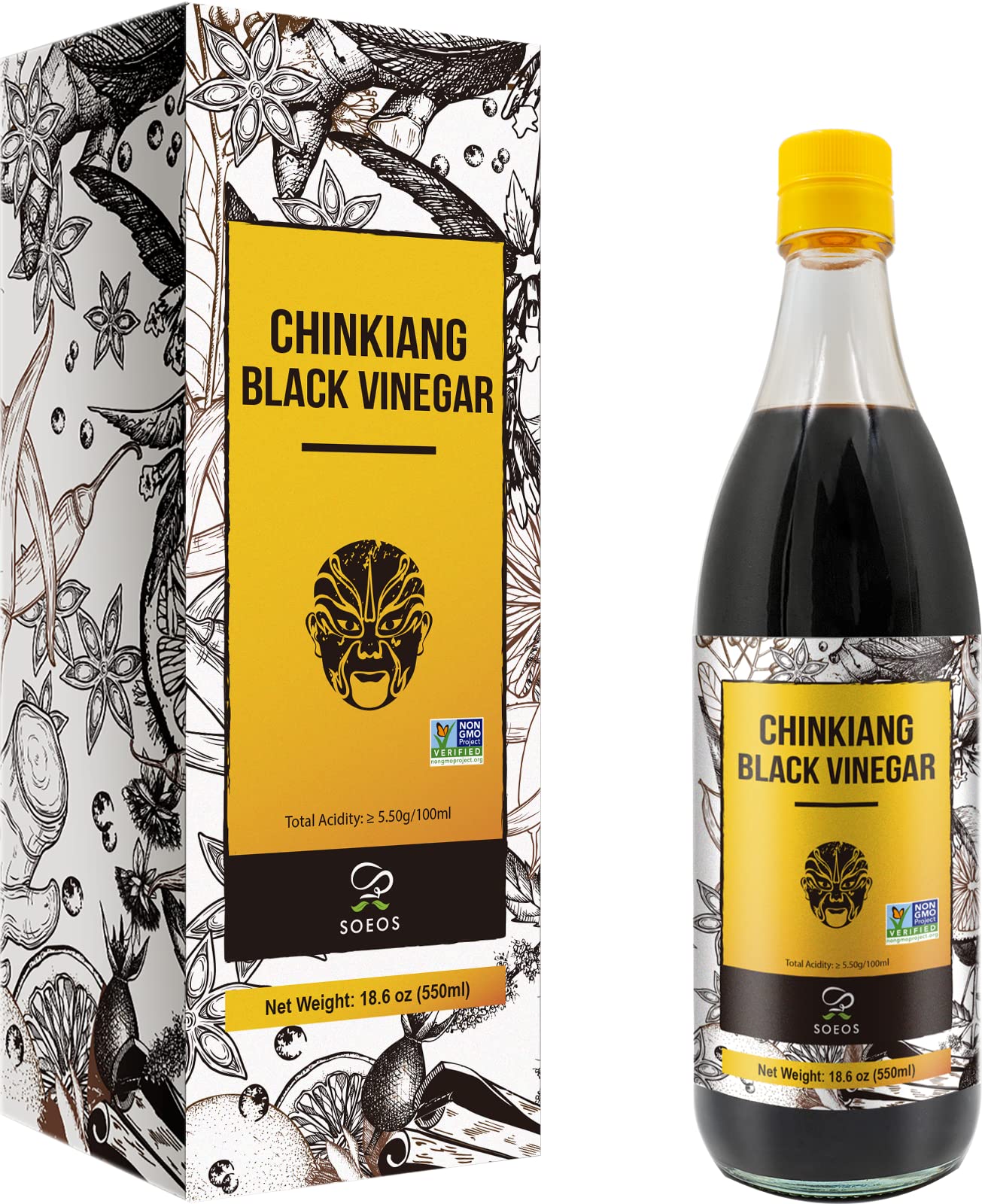 Mua Soeos Chinkiang Vinegar, 18.6 fl oz (550ml), Chinese Black