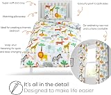Bloomsbury Mill Safari Adventure Cot Bed Duvet Cover Set 120x150cm view 4
