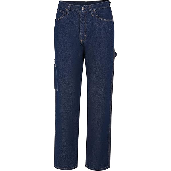 Carhartt Men's Logger Washed Denim Dungaree Pant, Darkstone
