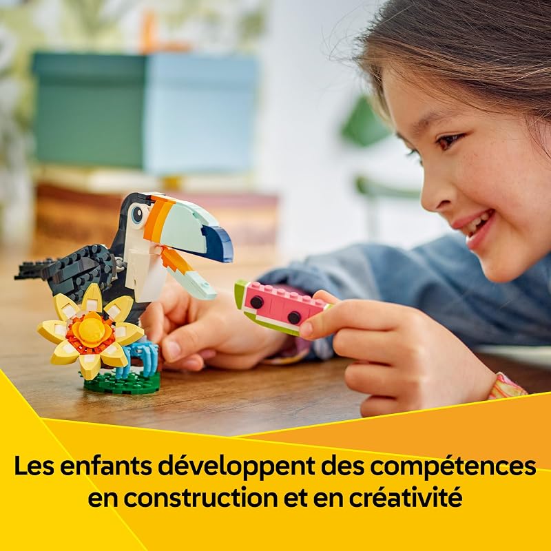 Creator 3-en-1 Animaux Sauvages : Le Toucan Tropical 31173