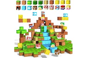 KAEILORU Magnetic Blocks,1.21" 48PCS Large Magnetic Building Blocks for Toddlers 3 4 5 6 7 8 Year Old Creative Magnet Cubes for Kids Ages 3-5 4-8 Learning Sensory Toys Birthday Easter Gift for Boys Girls 3+