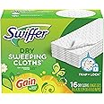 Swiffer Sweeper Dry Sweeping Pad Multi Surface Refills for Dusters Floor Mop, Gain, 16 Count (Packaging May Vary)