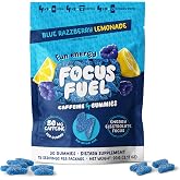 FocusFuel Energy Chews &ndash; Blue Razzberry Lemonade (15 Servings) &ndash; 100mg Caffeine + Alpha GPC + L-Theanine + B12, Magnesium &ndash; Great Taste &ndash; No Crash or Jitters