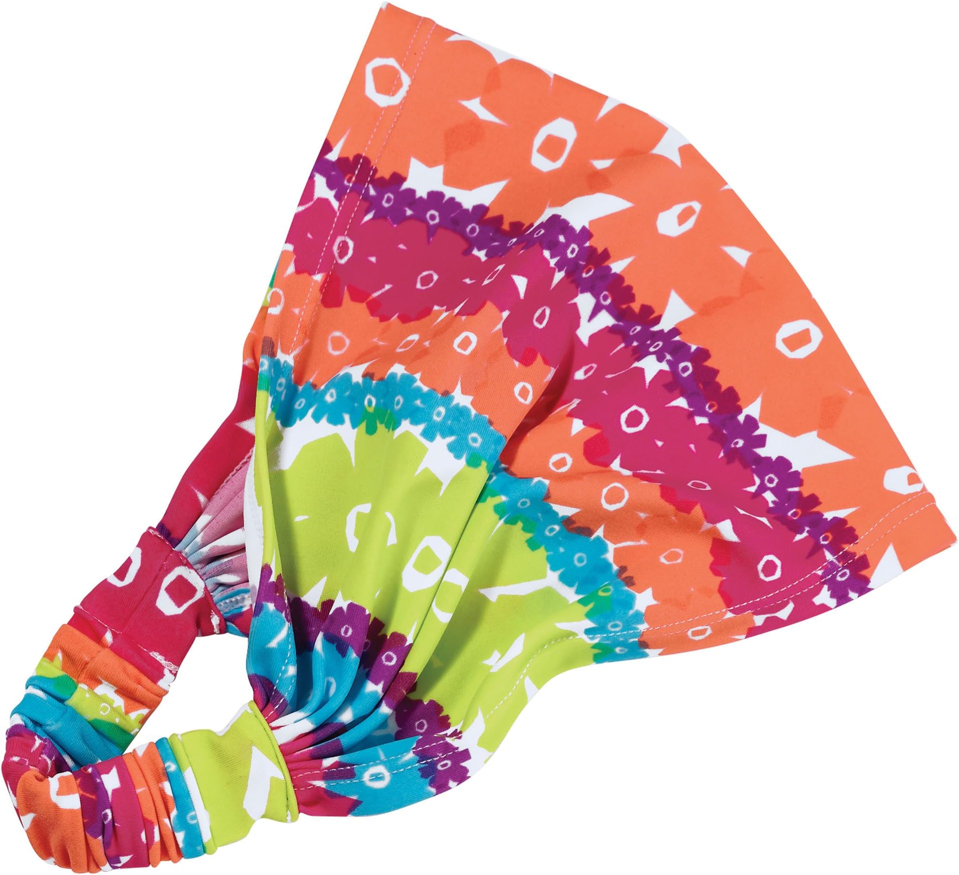 One Step Ahead Sun Smarties Rainbow Adjustable Thick-or-Thin Headband Bandana