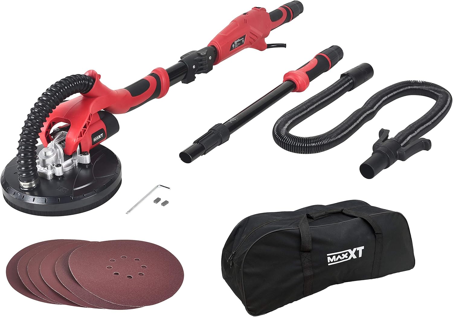 Dustless Drywall Sander with Carrying Bag by Maxxttech Canada; 6pcs 9