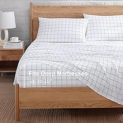 Casa Platino Bed Sheets Twin Size, Pre-Washed Ultra