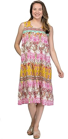 Sleeveless muumuu dress Clearance