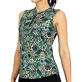 M MOTEEPI Womens Golf Shirt Sleeveless Golf Shirts Collared Zip Up Ladies Tennis Tank Tops