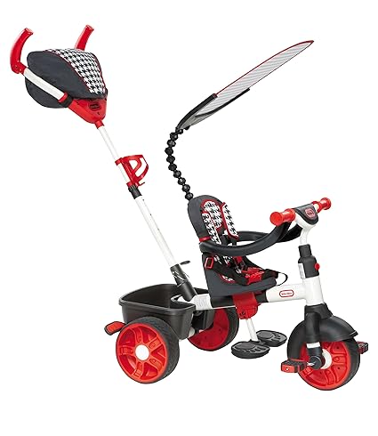 Little Tikes 634345E4 - 4-in-1 Sports Edition Trike, rot/weiß