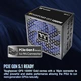 Thermaltake Toughpower GF3 1000W 80+ Gold ATX 3.0 PCIe 5.0 PSU RTX 40 Series view 3