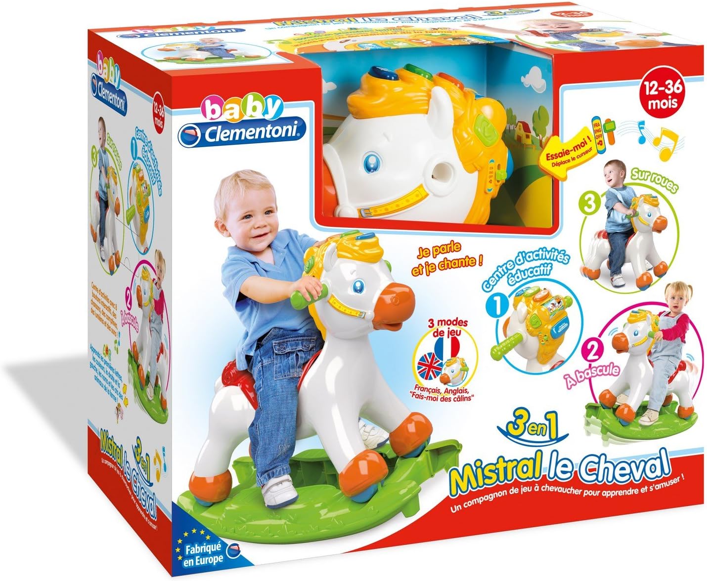 cheval a bascule clementoni