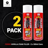 FERRIS Original Gorilla Filler 2x500ml Weatherproof Expanding Foam Sealant view 7