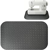 Sewing Machine Muffling Mat, 12"x20" (30x50cm) Long Anti-Vibration Mat, Large Dual-Sided Non-Slip Pad, Sewing Machine Mat Reduce Noise &amp; Displacement for Quilting Embroidery (1 pcs, Black)
