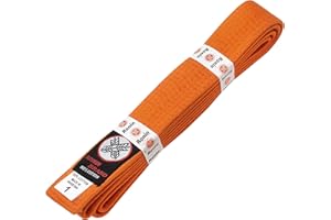 Ronin Brand Martial Arts Uniform Solid Colored Rank Belt – Wht, Yellow, Green, Org, Blue, Pur, Red, Brn, & Blk