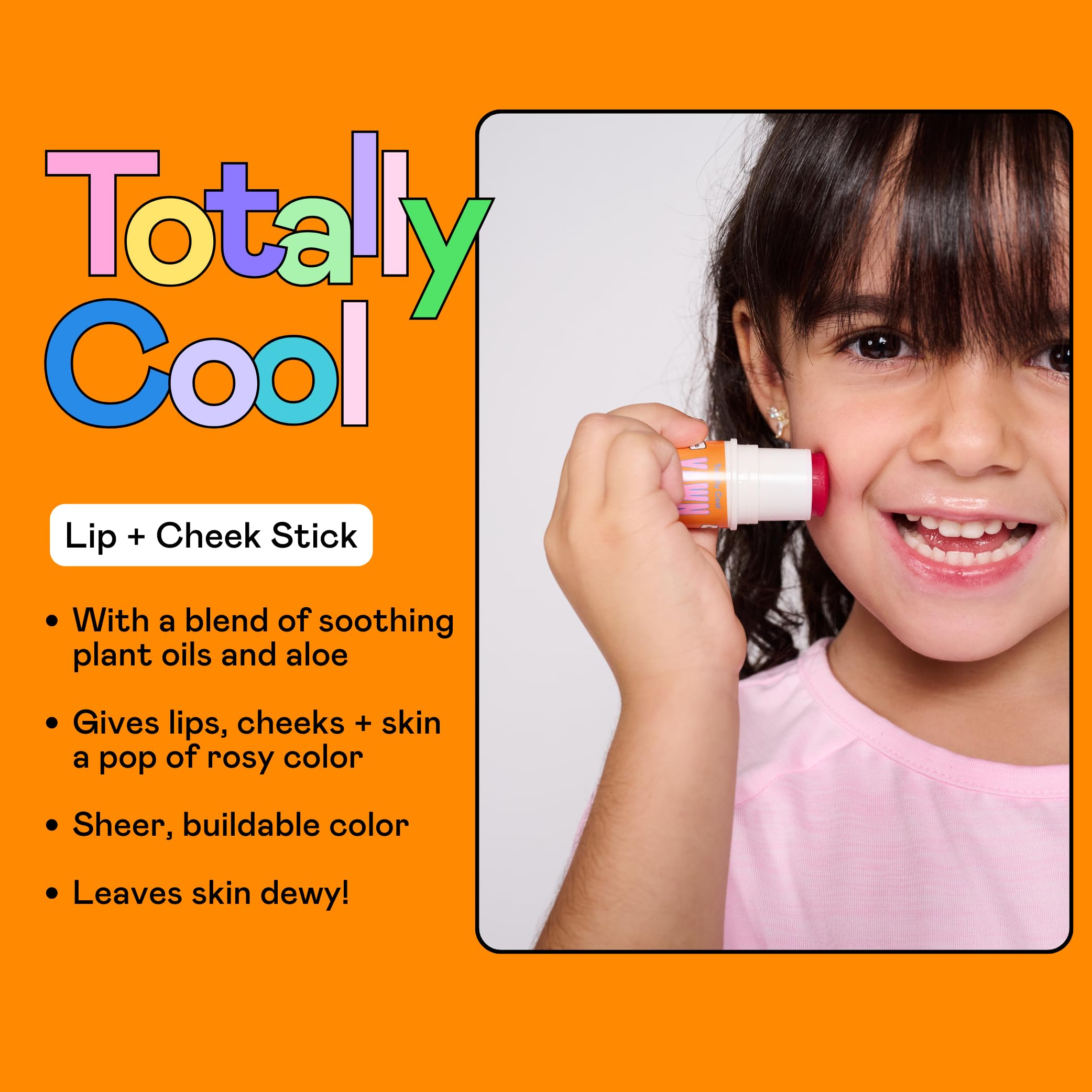YAWN Makeup & Skincare Kit for Kids | Non-Toxic, Vegan, Cruelty Free, Talc Free | Lip Balm, Tinted Face Multi-Stick for Lips & Cheeks, and Universal Body Balm Stick | For Kids 3+ | Made in USA