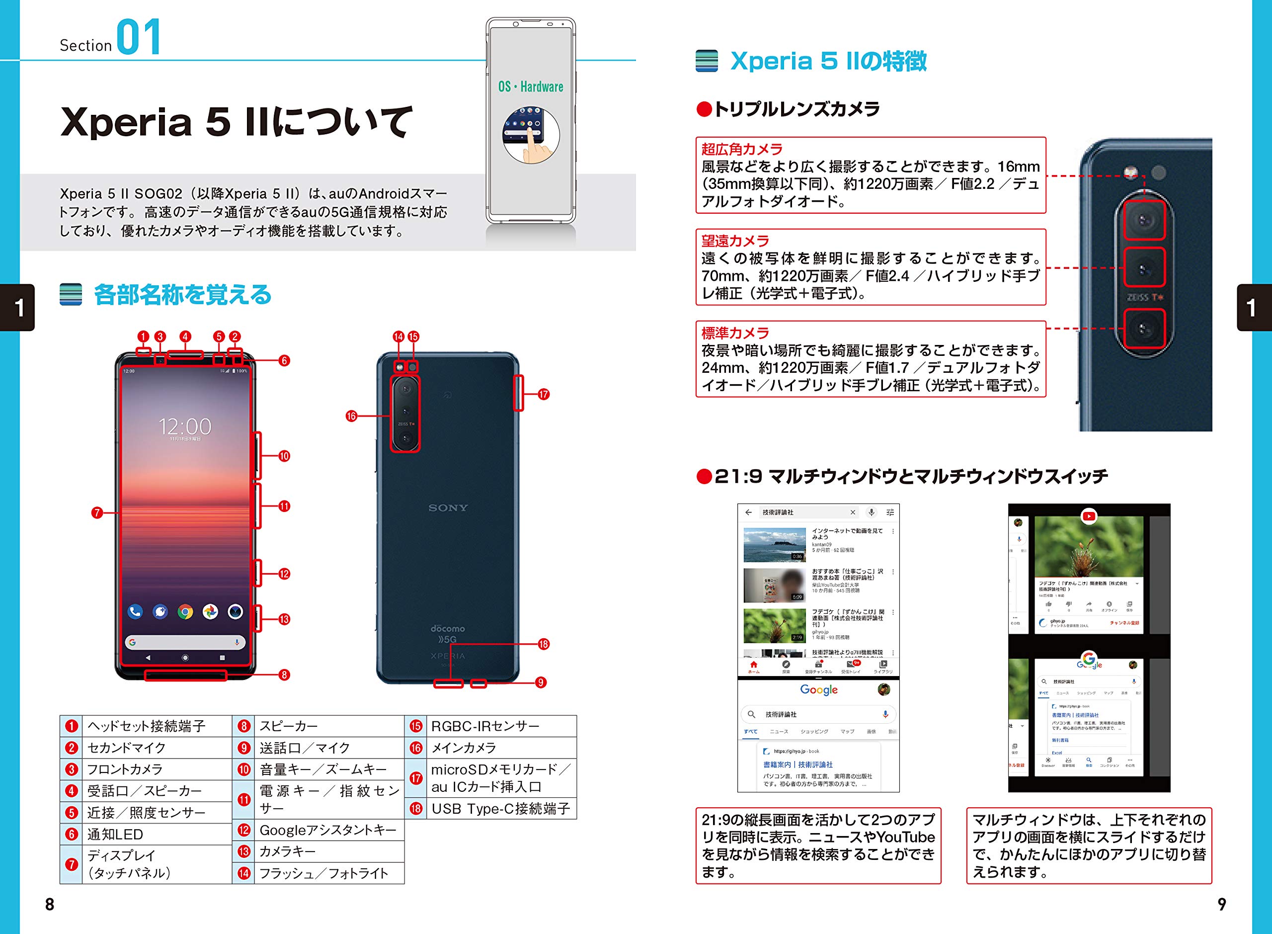 ゼロからはじめる Au Xperia 5 Ii Sog02 スマートガイド 技術評論社編集部 本 通販 Amazon