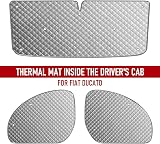 MaxEarn Internal Thermal Blind Set for Fiat Ducato 06-24 3Pcs Sunshade Cover view 2