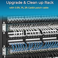 Rapink Patch Cables Cat6/ Cat6a 0.5ft