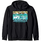 Disney Frozen 2 Arendelle Group Silhouette Poster Zip Hoodie