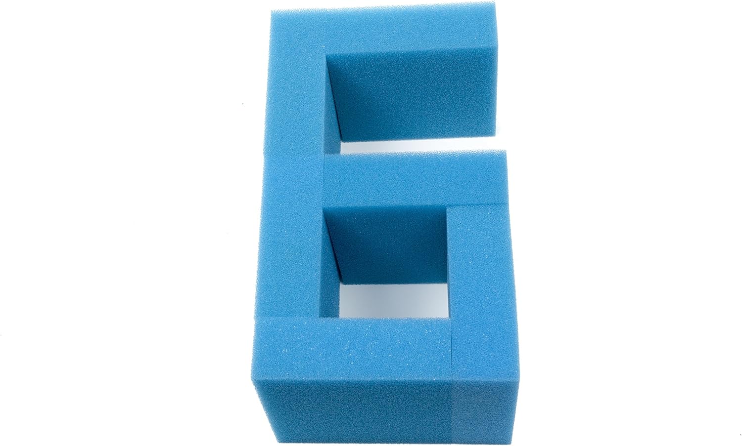 LTWHOME Fine Foam Filter Pads Fit for Juwel Jumbo/BioFlow 8.0 XL (Pack of 6), Blue, Pack f 6