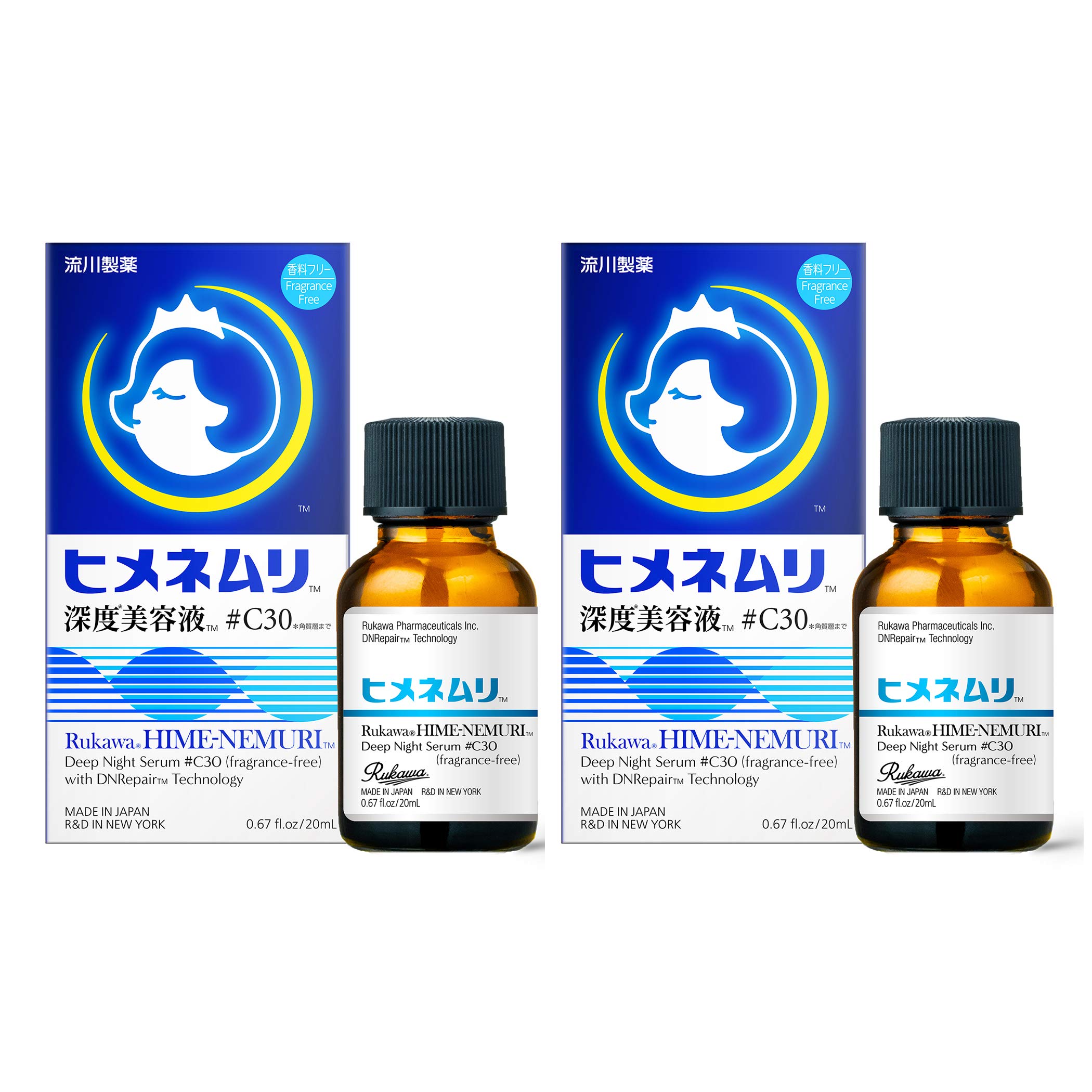 Mua ヒメネムリ 毛穴 シワ 乾燥肌 ヒト型セラミド 原液配合 美容液 夜用エイジングケア 保湿 敏感肌 パラベン不使用 男女兼用 無香料２本セット C30 C30 Tren Amazon Nhật Chinh Hang Fado