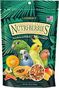 Amazon.com : Lafeber Tropical Fruit Nutri-Berries Pet Bird Food, Made ...