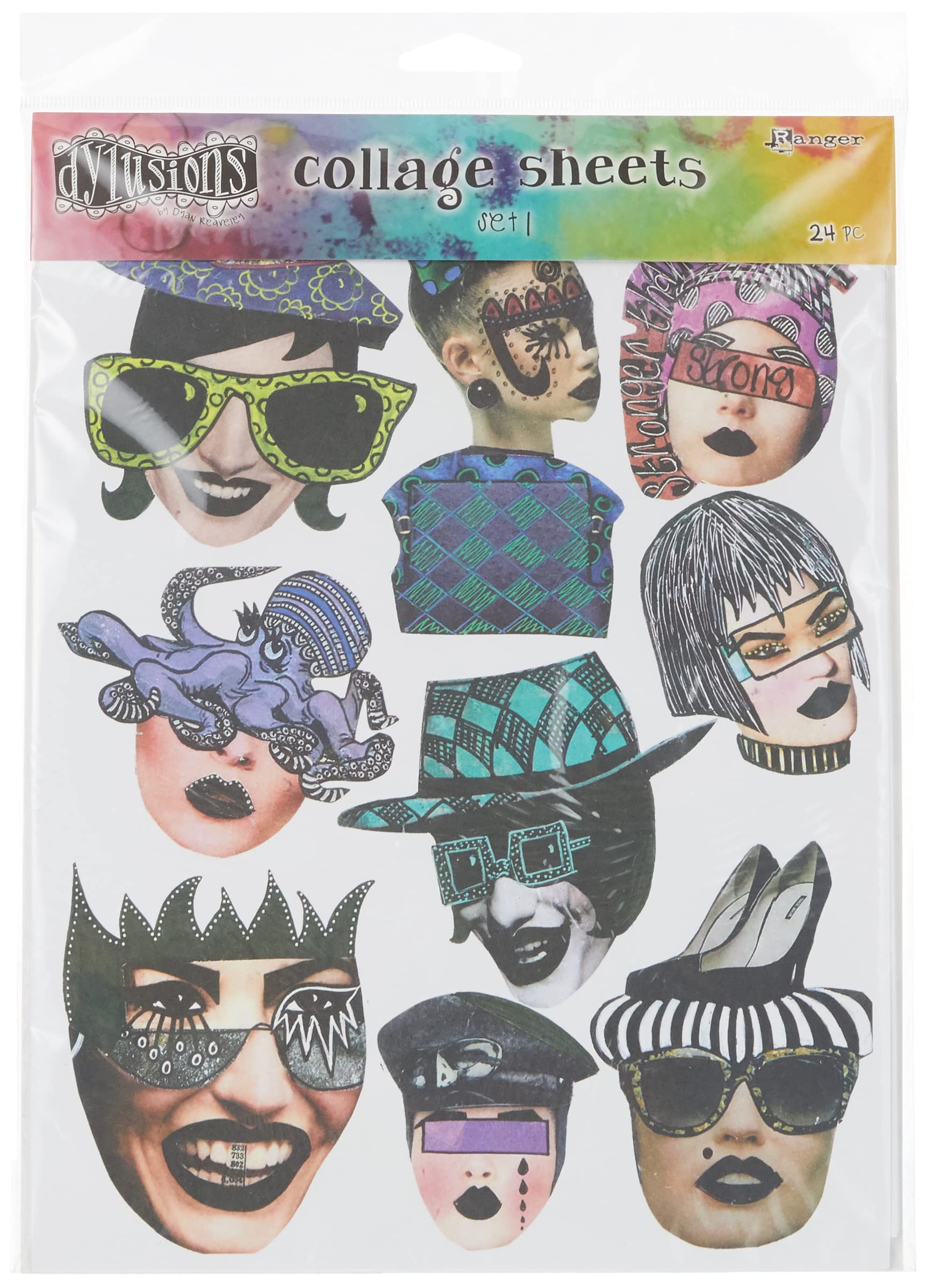 Dylusions Collage SHT Set 1, One Size