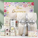 MUGIQUE Self Care Gifts for Women,Get Well Soon Gift Baskets for Women,Sister Birthday Gifts,Thinking of You Care Package,Relaxing Spa Gift Set for Wife, Mom,Girlfriend,Unique Valentine’s Day