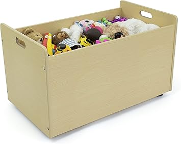 caja para juguetes con ruedas