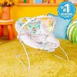 Bright Starts Safari Fun Vibrating Bouncer with Toy Bar view 2