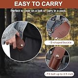 Kosibate Hand Auger Wrench Bushcraft Wood Drill Scotch Eye Tool w/ Leather Case view 8