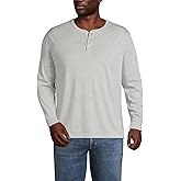 Lands' End Men's Super-T Long Sleeve Henley Shirt
