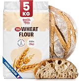 Aterra Mills French All Purpose Flour Unbleached European Baking | Unbleached Bread Flour, Sourdough Baking, High Protein, Heritage Wheat, Artisan Quality