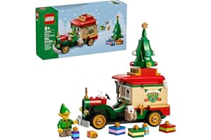 LEGO Santa’s Delivery Truck Building Toy for Kids - Construction Set for Play or Christmas Decor - Building Blocks for Girls 