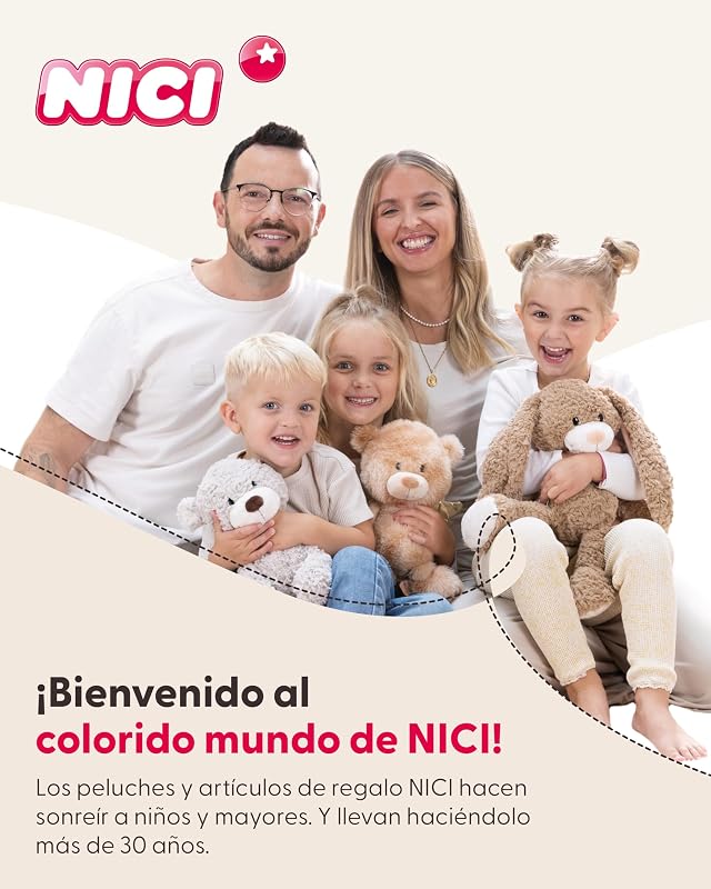 Coelho de peluche, 20 cm, Bege - 62675