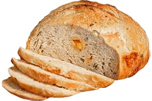 ABIGAIL’S OVEN Fresh Sourdough Bread – San Francisco Bakery Style Dutch Oven Jalapeño Cheddar Loaf – Hand-made – Natural – 1 Sliced Artisan Round 36 oz