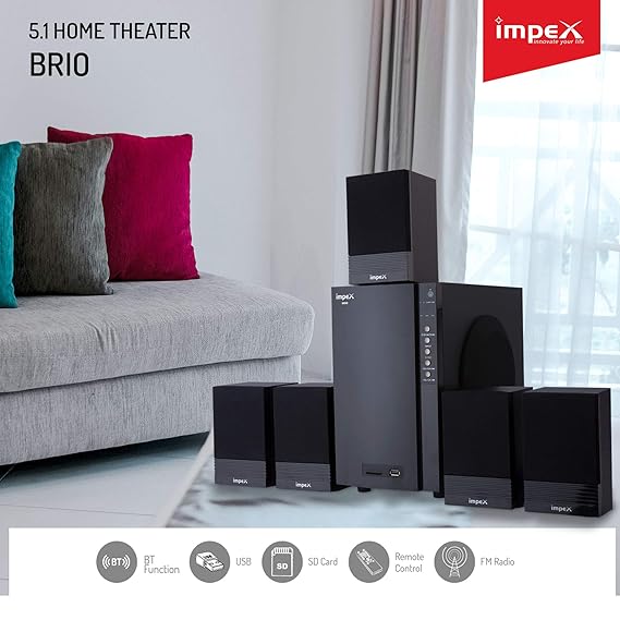 brio 5.1 home theater system