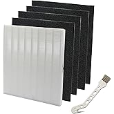 BestParts Mighty Air Purifier Filters Replacement for Coway Airmega AP1512HH AP-1512HH 3304899 Air Purifier, 1 HEPA Filters Plus 4 Activated Carbon Prefilters