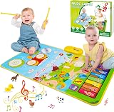 HappyGoLucky 3 in 1 Musical Mat for 1 2 Year Old Boys 19 Sounds Recording view 1