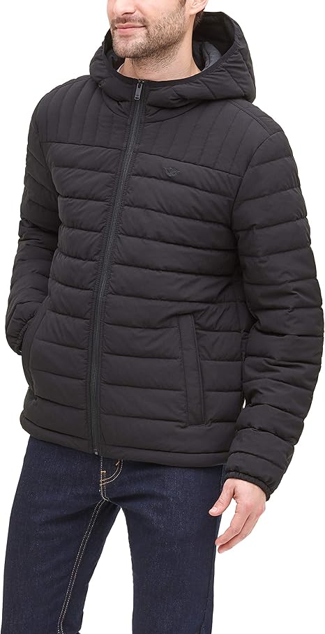 guess mason hooded puffer jacket