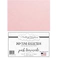 Pink Lemonade Cardstock Paper - 8.5 X 11 Inch 100 Lb. Heavyweight Cover -25 Sheets From Cardstock Warehouse