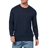 Calvin Klein Men's Supima Cotton Solid Monogram Logo Sweater