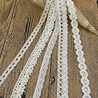 3 Rouleaux De Ruban Toile De Jute Avec Dentelle Blanche - 4 Cm X 2 M - Déco Rustique Pour Mariage, DIY, Emballage