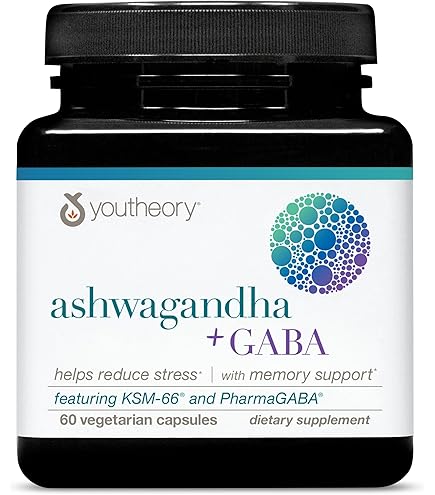 Youtheory Ashwagandha - with Organic KSM-66 Ashwagandha - Herbal Blend to Support Stress Relief & Energy Levels* - Helps Support Mood*